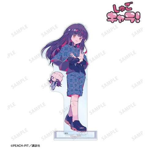 『しゅごキャラ!』夢ノ内さんイラスト 藤咲 なぎひこ 制服ver. 特大アクリルスタンド